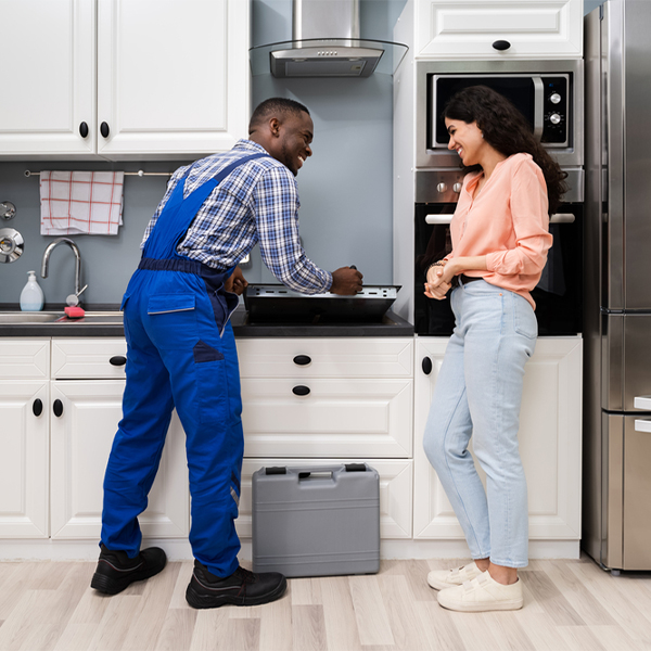 can you provide an estimate for cooktop repair before beginning any work in Durbin WV